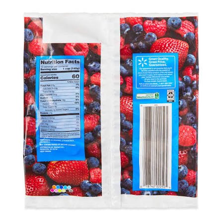 Great Value Frozen Mixed Berries, 48 oz