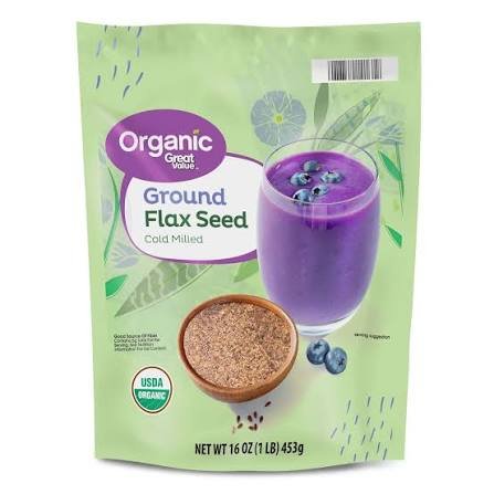 Great Value Organic Ground Flax Seed, 16 oz
