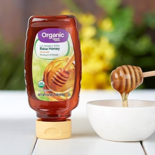 Great Value Organic Strained Raw Honey