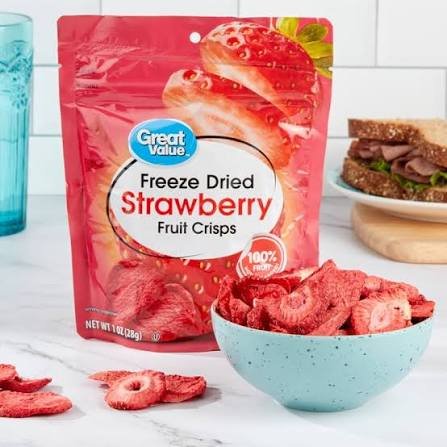 Great Value Strawberry Freeze Dried Fruit Crisps